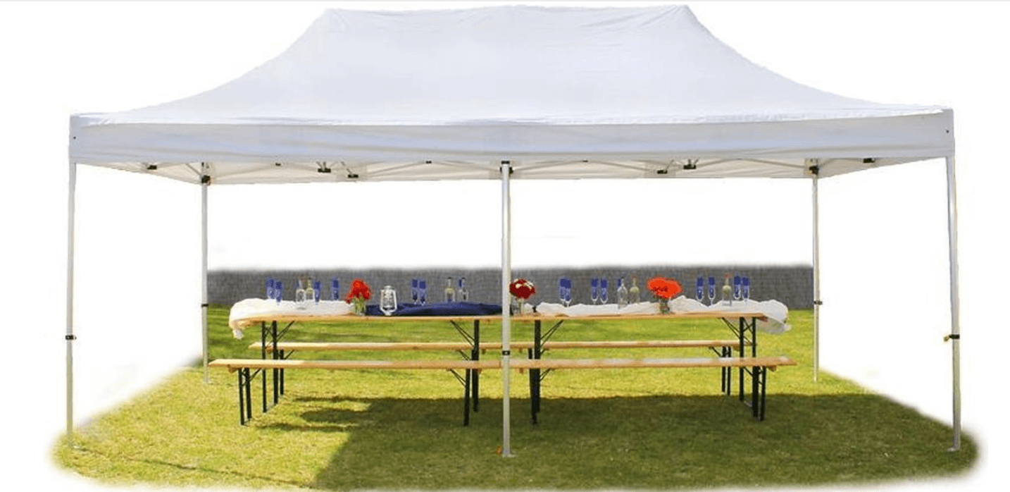 Partytent 4x8 zonder zijwand